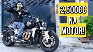 First Ride sa Triumph Rocket 3R  Jao Moto [upl. by Anotyal958]