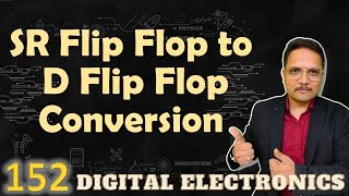 SR Flip Flop to D Flip Flop Conversion Designing Steps and Circuit [upl. by Lleinad]