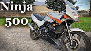 Kawasaki Ninja 500 Best Beginner bike EVER [upl. by Enyleuqcaj]