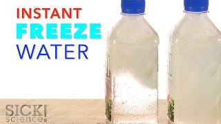 Instant Freeze Water  Sick Science 226 [upl. by Adallard587]