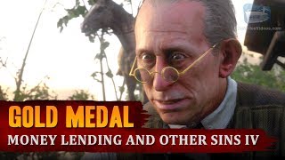 Red Dead Redemption 2  Mission 27  Money Lending and Other Sins IV Gold Medal [upl. by Enelyad]