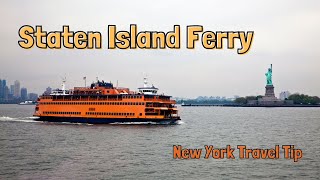 Staten Island Ferry  A Free Statue of Liberty Cruise Alternative [upl. by Gregor]