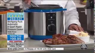 Wolfgang Puck Automatic 8Quart Rapid Pressure Cooker  HSN [upl. by Airahcaz90]