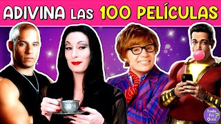 Adivina las quot100 PELÍCULA Por La ESCENAquot 🎬 RetoTriviaQuiz [upl. by Alihs82]