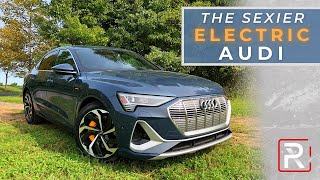 The 2021 Audi eTron Sportback is a Sexier AllElectric Audi SUV [upl. by Mook]