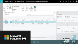 How to work with journals in Dynamics 365 Business Central [upl. by Dnomse948]