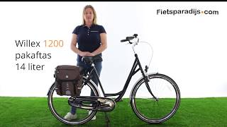 Willex 1200 Pakaftas 14L  Fietstas review NL [upl. by Eillod]