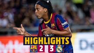 HIGHLIGHTS  Barça Legends 23 Real Madrid Leyendas [upl. by Aralk]