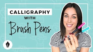 Beginners Guide To Using Brush Pens for Modern Calligraphy [upl. by Kirwin]