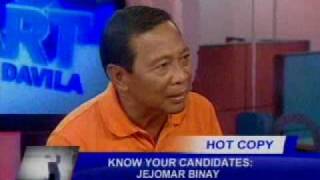 Jejomar Binay on Headstart 35 [upl. by Rozanne]