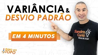 FÁCIL e RÁPIDO  VARIÂNCIA e DESVIO PADRÃO [upl. by Gloriane17]