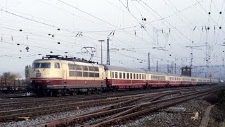 BundesbahnAlltag in KoblenzLützel  Intercity  Güterzüge  17101988 [upl. by Rebbecca902]