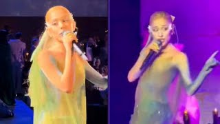 Watch Ariana Grandes Surprise Performance Inside 2024 Met Gala [upl. by Aital294]