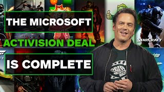 Microsoft Buys Activision Blizzard Joining the Xbox Family [upl. by Larrej]