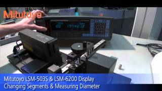 Changing Segments and Measuring Diameters  Mitutoyo LSM [upl. by Tia]