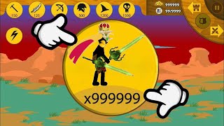 Unlocked x999999 New King Gold Boss In Stick War Legacy [upl. by Dosi49]