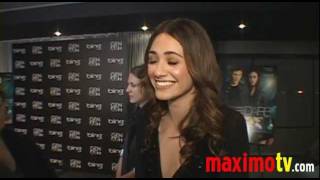 EMMY ROSSUM Shameless Interview at DARE Premiere [upl. by Yeclek]