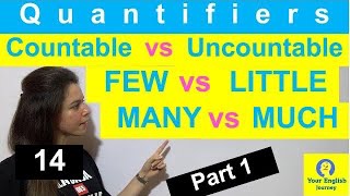 Quantifiers Countable vs Uncountable nouns  شرح الكمية في الإنجليزية [upl. by Zelma717]