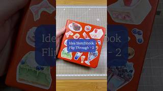 Idea Sketchbook Flip Through  2 sketchbook art [upl. by Arahsat]