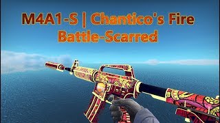 M4A1S  Chanticos Fire  BattleScarred  Skin Showcase [upl. by Maril]