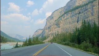 ICEFIELDS Parkway Scenic Drive from Banff National Park to Jasper Highway 93 Alberta [upl. by Nortal]