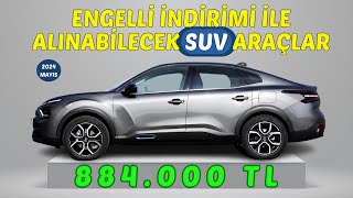 Engelli İndirimi Ötv Muafiyeti ile Alınabilecek Tüm Suv Araçlar [upl. by Etteragram710]