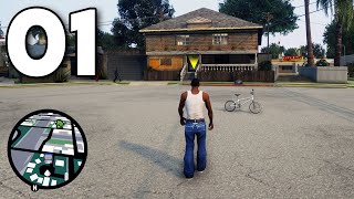 GTA San Andreas Remastered  Part 1  The Beginning [upl. by Devlin]