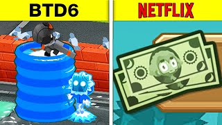 Everything DIFFERENT In Netflix Bloons TD 6 [upl. by Xella250]