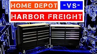 Harbor Freight VS Home Depot  Yukon  VS  Husky  46quot 9Drawer Workstations [upl. by Htilil]