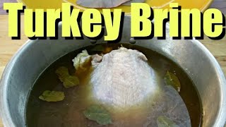 TIME to BRINE that TURKEY  PoorMansGourmet [upl. by Gianina81]