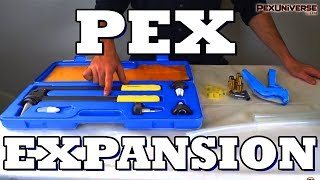 How to Make a PEX Joint with Uponor Expansion Tool [upl. by Sinnelg]