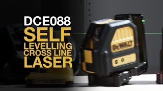 DCE088 108V Self Levelling Cross Line Laser From DEWALT [upl. by Willie378]