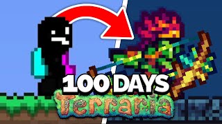 I Spent 100 Days in the Calamity Mod on Terraria [upl. by Cupo988]