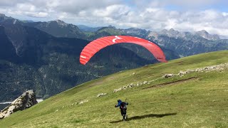 22 Minutes of Paragliding Launches and Landings in the Alps [upl. by Naynek]