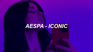 aespa 에스파 ICONIC Easy Lyrics [upl. by Mozza]