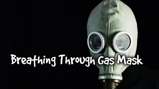 Breathing Trough Gas Mask Sound 10 Hours White Noise [upl. by Mansfield]