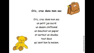 Cric crac dans mon sac [upl. by Tuchman]