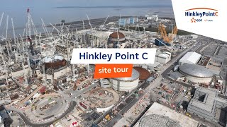 New behind the scenes site tour unveiled of Hinkley Point C  July 2024 [upl. by Essilrahc]