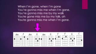 Cups Anna Kendrick Ukulele Play Along with Chord Guide [upl. by Benisch]