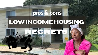 Low income housing Section 8 Pros amp Cons Regrets [upl. by Einegue855]