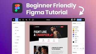 Introducing Figma A Beginners Tutorial 2023 UI UX Design [upl. by Pomfrey]