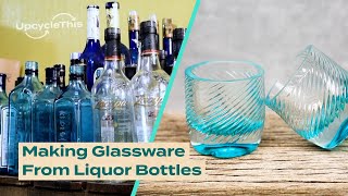 Company Turns Glass Bottles Into Cups [upl. by Anurag158]