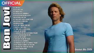 Bon Jovi Nonstop Best Songs Playlist 2020  Bon Jovi Greatest Hits Full Album [upl. by Aedrahs]