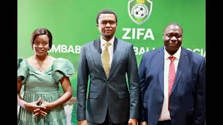 Nqobile Magwizi Elected As New ZIFA President [upl. by Rehtaef]