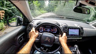 2020 Citroen C5 Aircross 12 PURETECH 130 HP  POV Test Drive 582 Joe Black [upl. by Weismann]