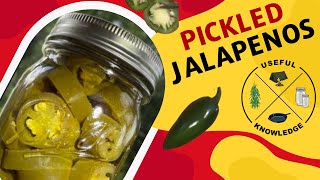 Pickled Jalapenos  How to make and can  Useful Knowledge [upl. by Naraa639]