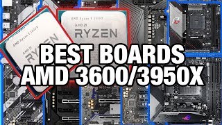 Best Motherboards for AMD Ryzen R5 3600 R9 3950X amp B450 X570 X470 [upl. by Oiretule]