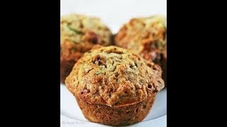 How to Make Healthy Zucchini Muffins [upl. by Macintyre934]