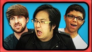 YouTubers React to Viral Videos Chocolate Rain Justin Bieber Magibon [upl. by Mei]