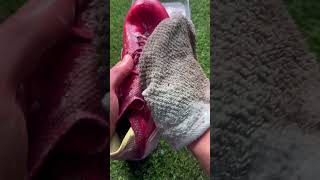 Adidas X Speedflow Red Cleaning in ASMR 🧼⚽️ [upl. by Aihsened]